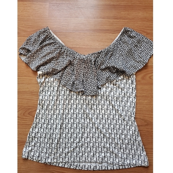 Anthropologie Off Shoulder Top - Picture 9 of 10